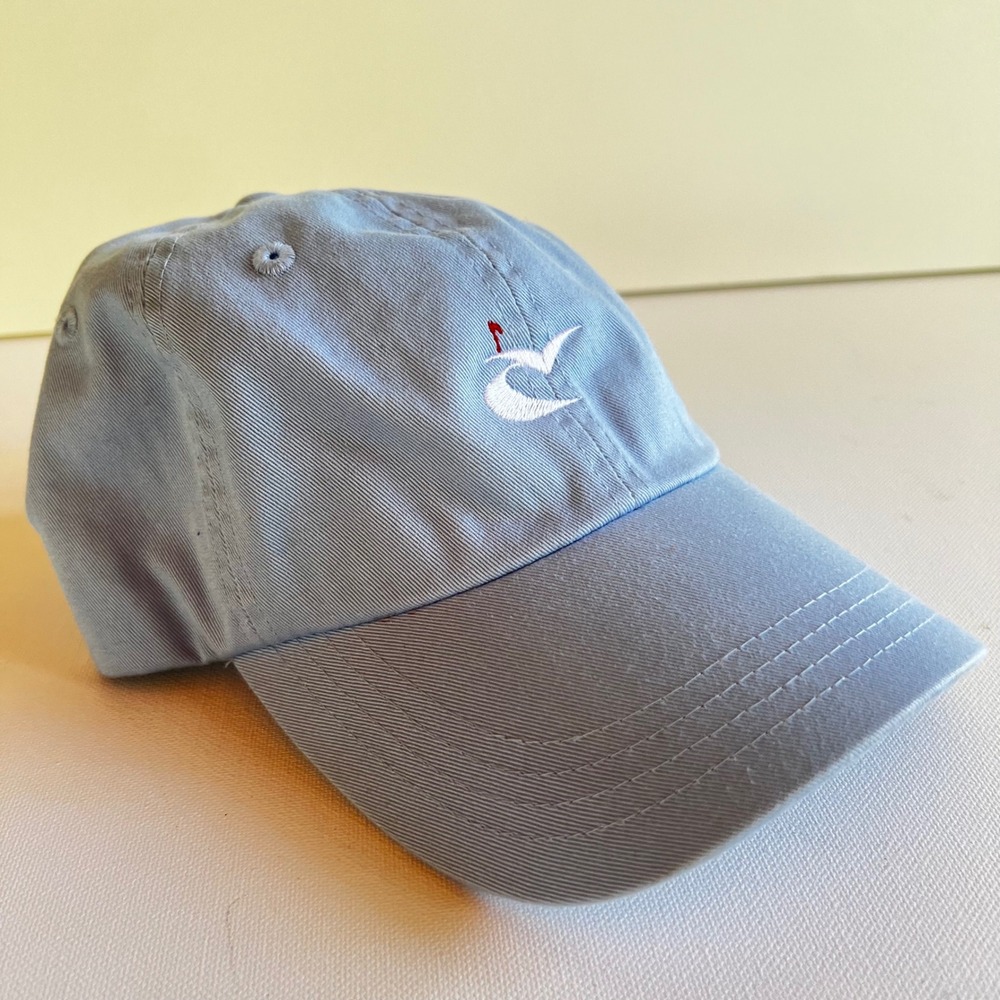 Imperial Caves Valley Golf hat Light Blue Cotton Twill Adjustable Dad Hat